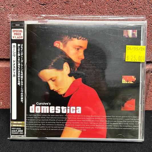 Used Vinyl:  Cursive ”Domestica” CD (Japanese Press)