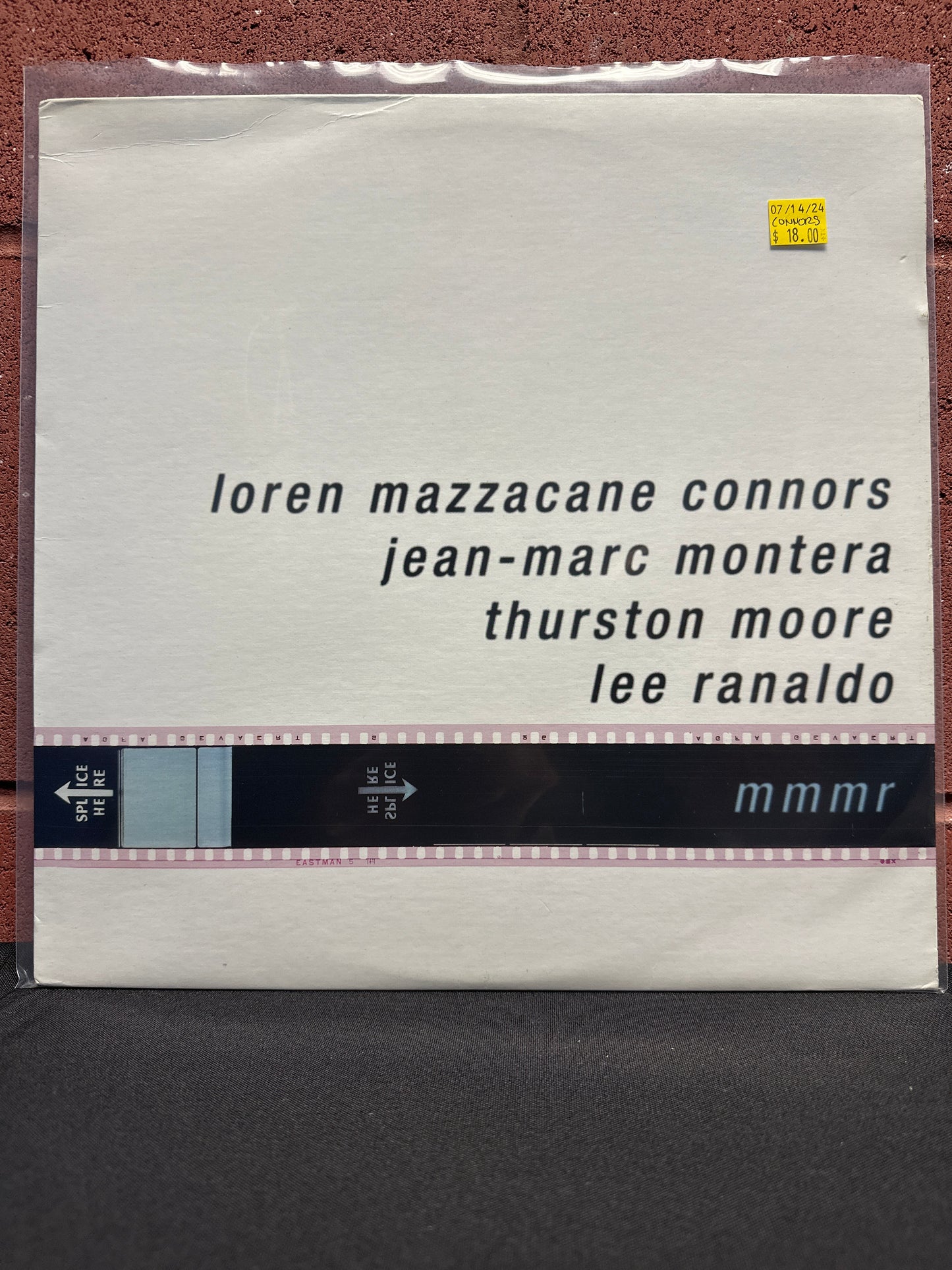 Used Vinyl:  Loren Mazzacane Connors, Jean-Marc Montera, Thurston Moore, Lee Ranaldo ”MMMR” LP