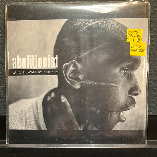 USED VINYL: Abolitionist “At The Level Of The Ear” 7" EP (Red Marbled Vinyl)