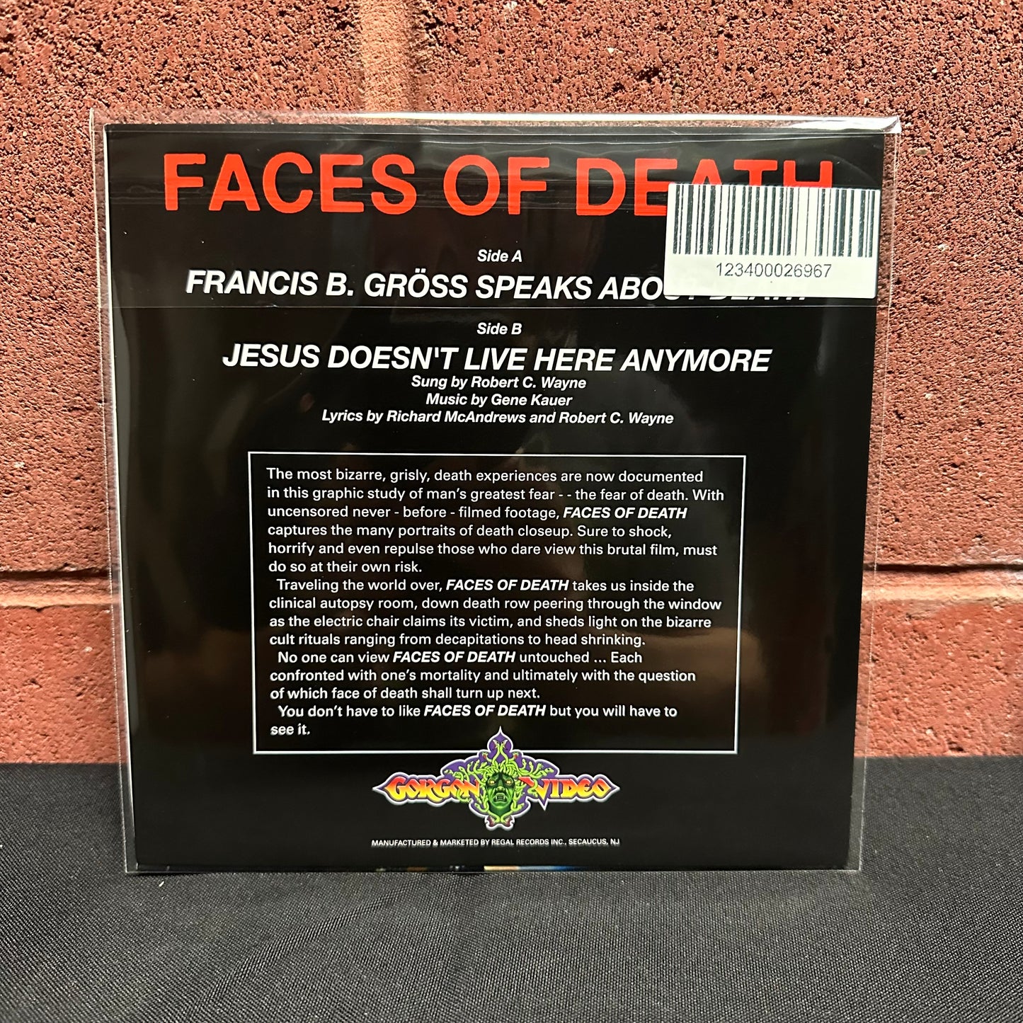 Used Vinyl: Original Soundtrack "Faces Of Death" 7" (Purple)