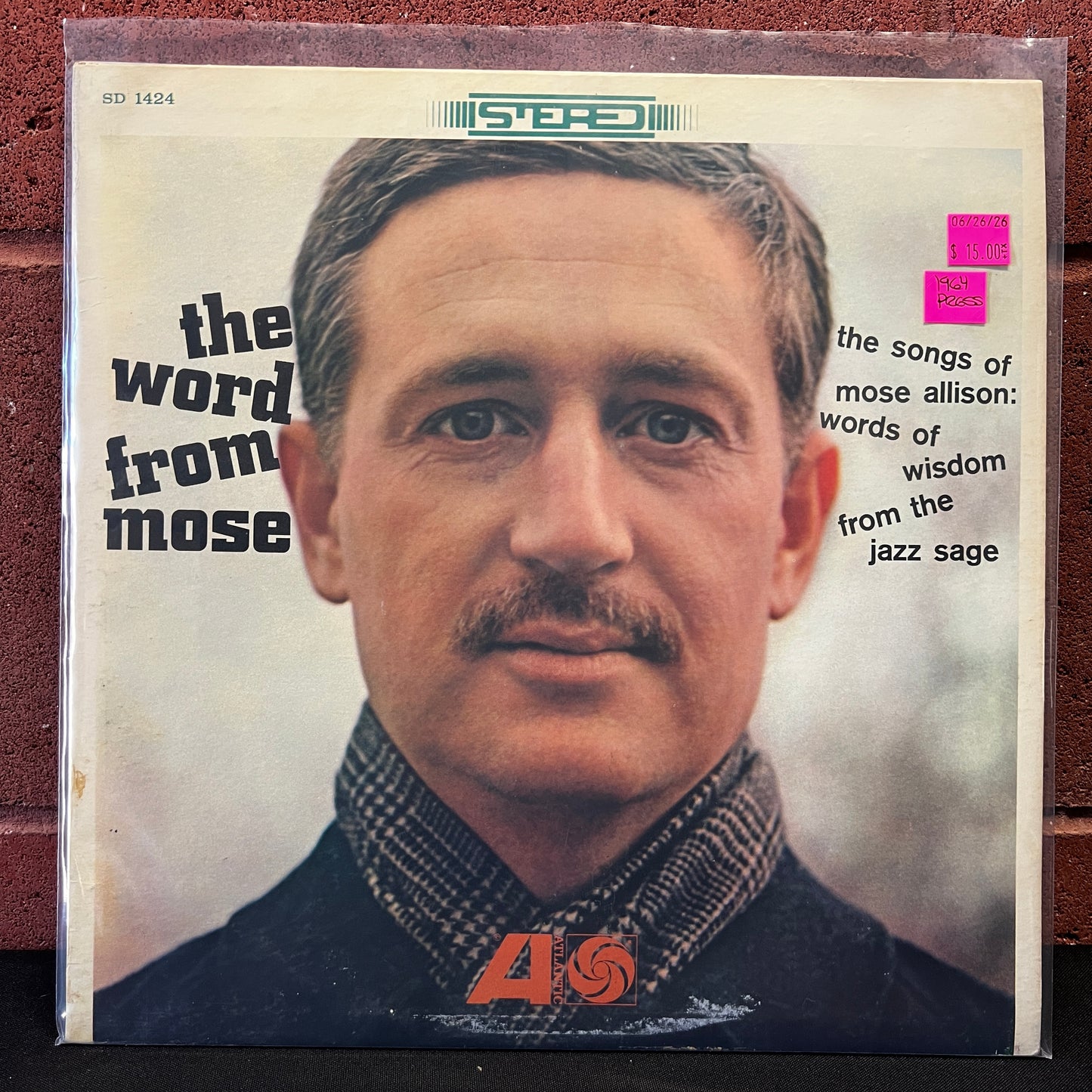 Used Vinyl: Mose Allison "The Word From Mose" LP (1964 Press)