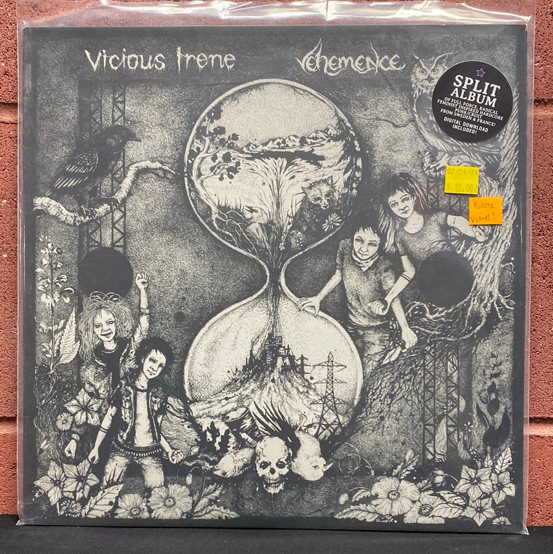 Used Vinyl:  Vicious Irene / Vehemence ”Vicious Irene / Vehemence” LP (Purple vinyl)