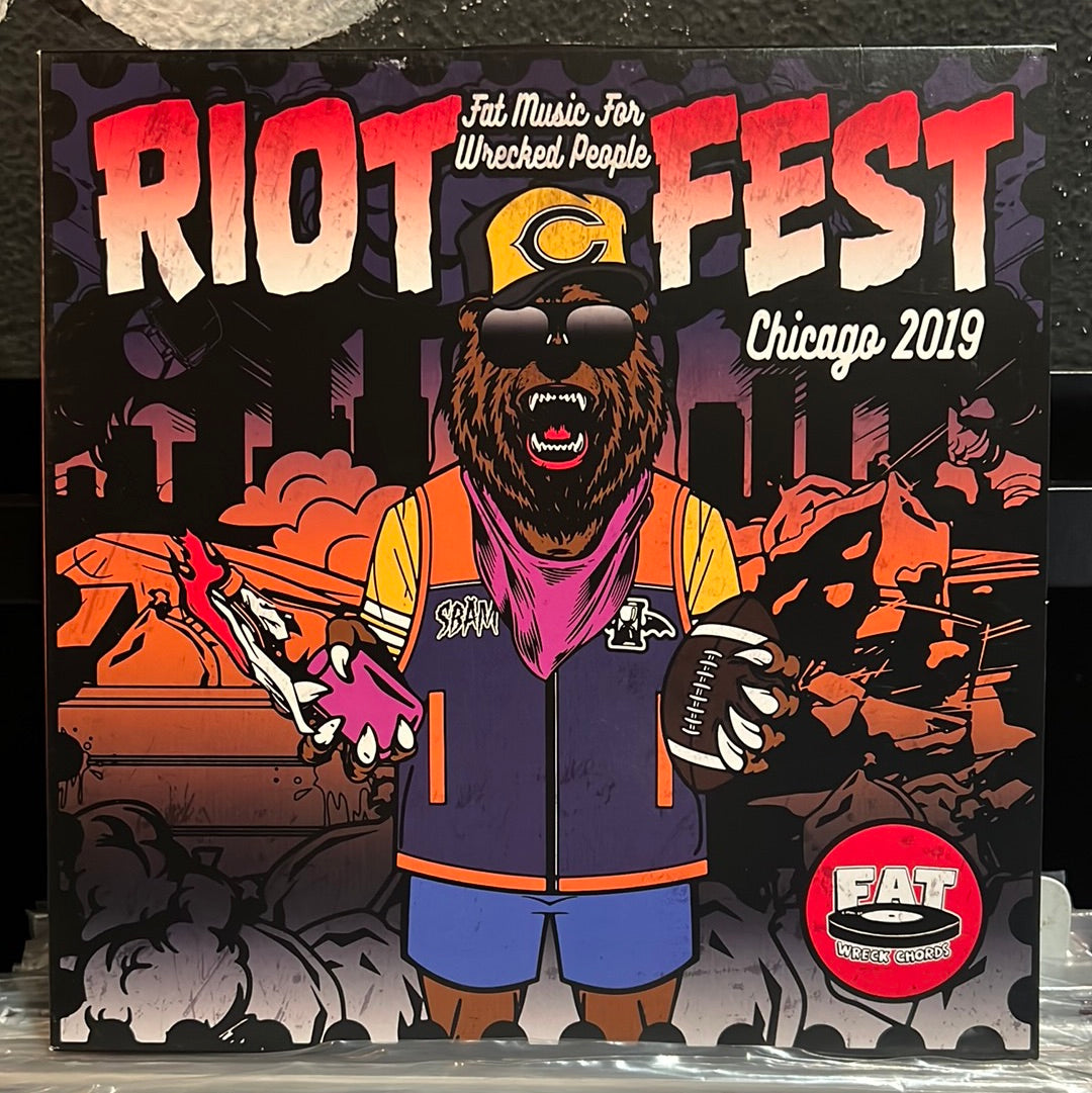 Used Vinyl:  Various ”Fat Music for Wrecked People: Riot Fest Chicago 2019” 10" (Splatter Vinyl)