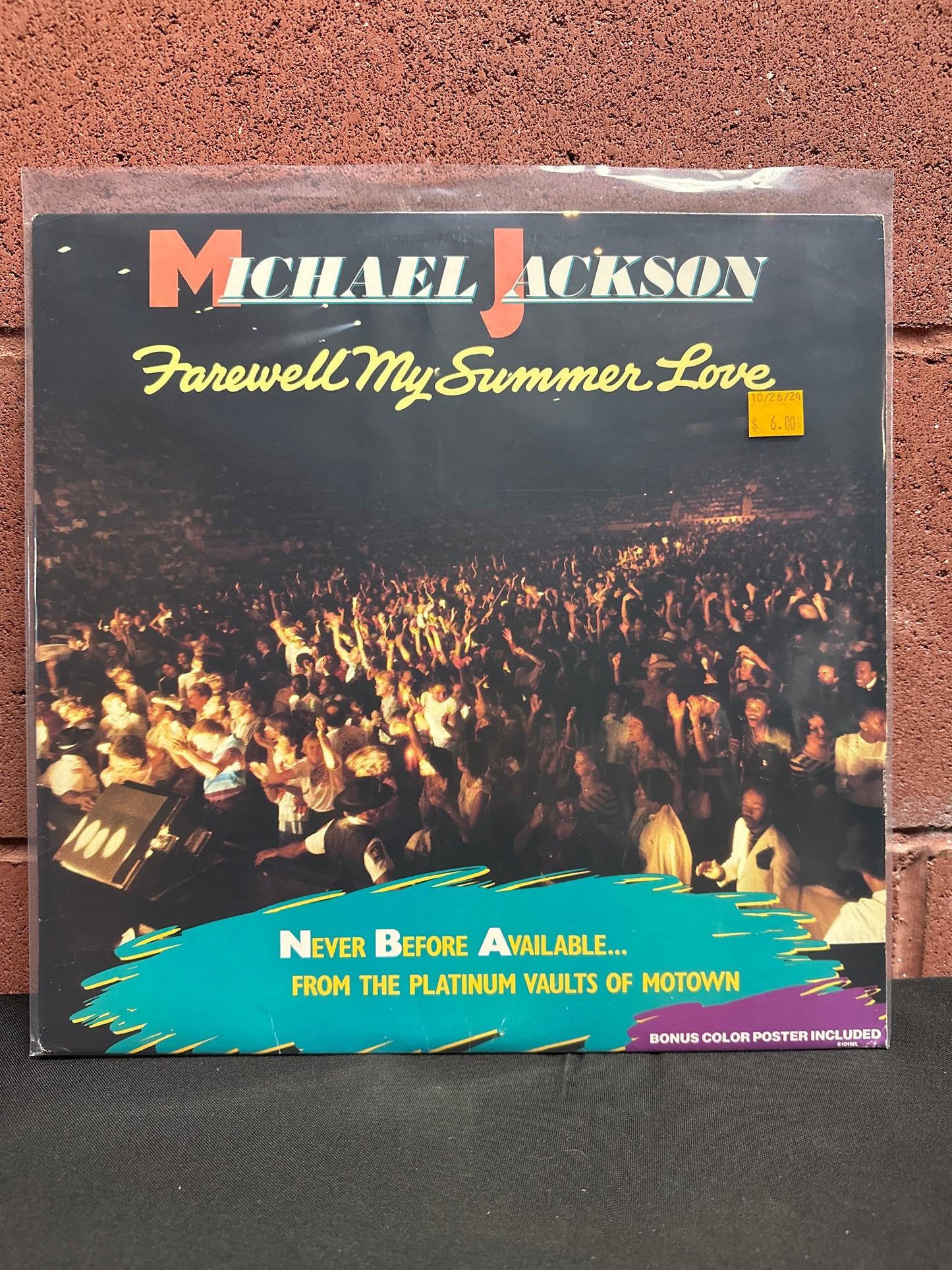 Used Vinyl:  Michael Jackson ”Farewell My Summer Love” LP