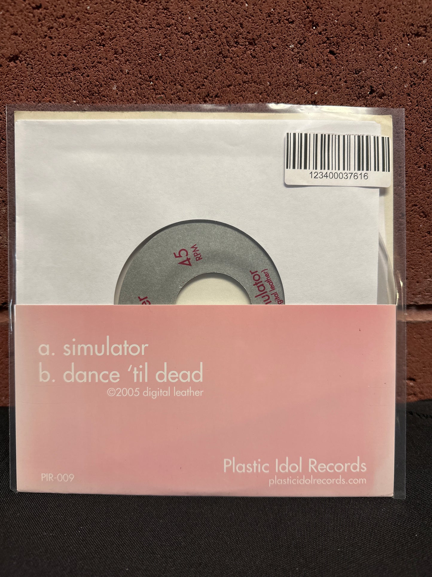 Used Vinyl:  Digital Leather ”Simulator” 7" (Clear vinyl)