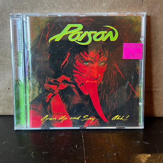 Used CD: Poison "Open Up And Say... Ahh!" CD (2006 Press)