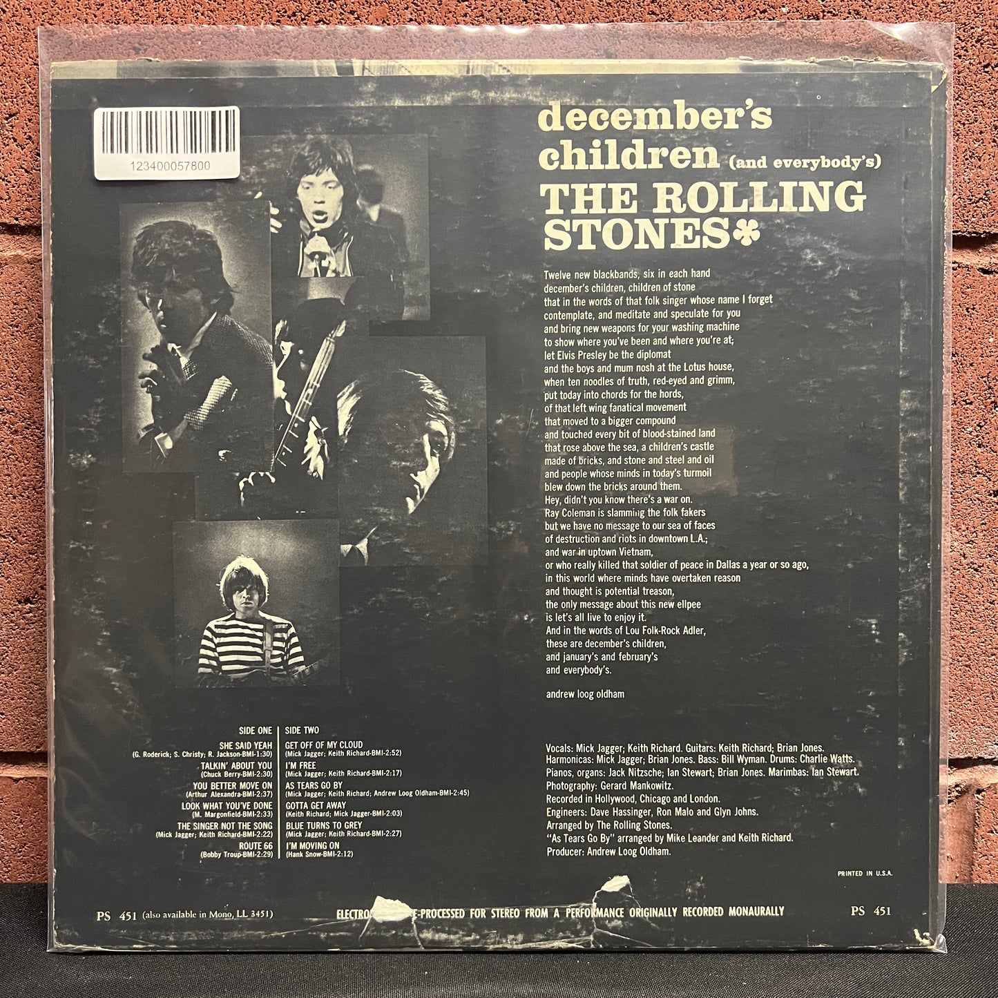 Used Vinyl: Rolling Stones "December's Children (And Everybody's)" LP (Late 60's/Early 70's US pressing))