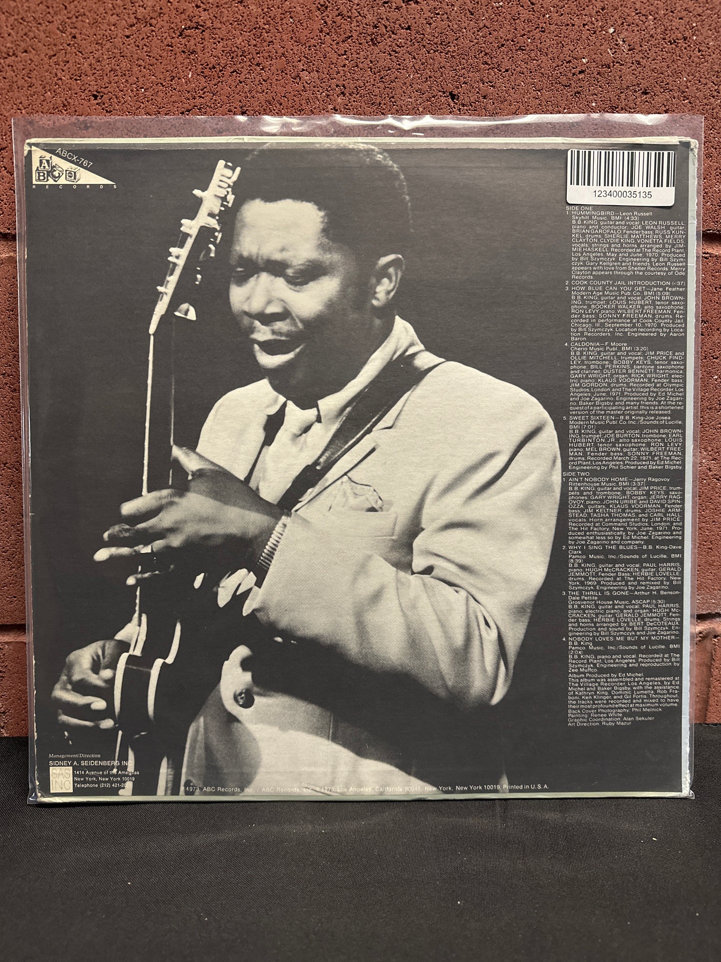 Used Vinyl:  B.B. King ”The Best Of B.B. King” LP