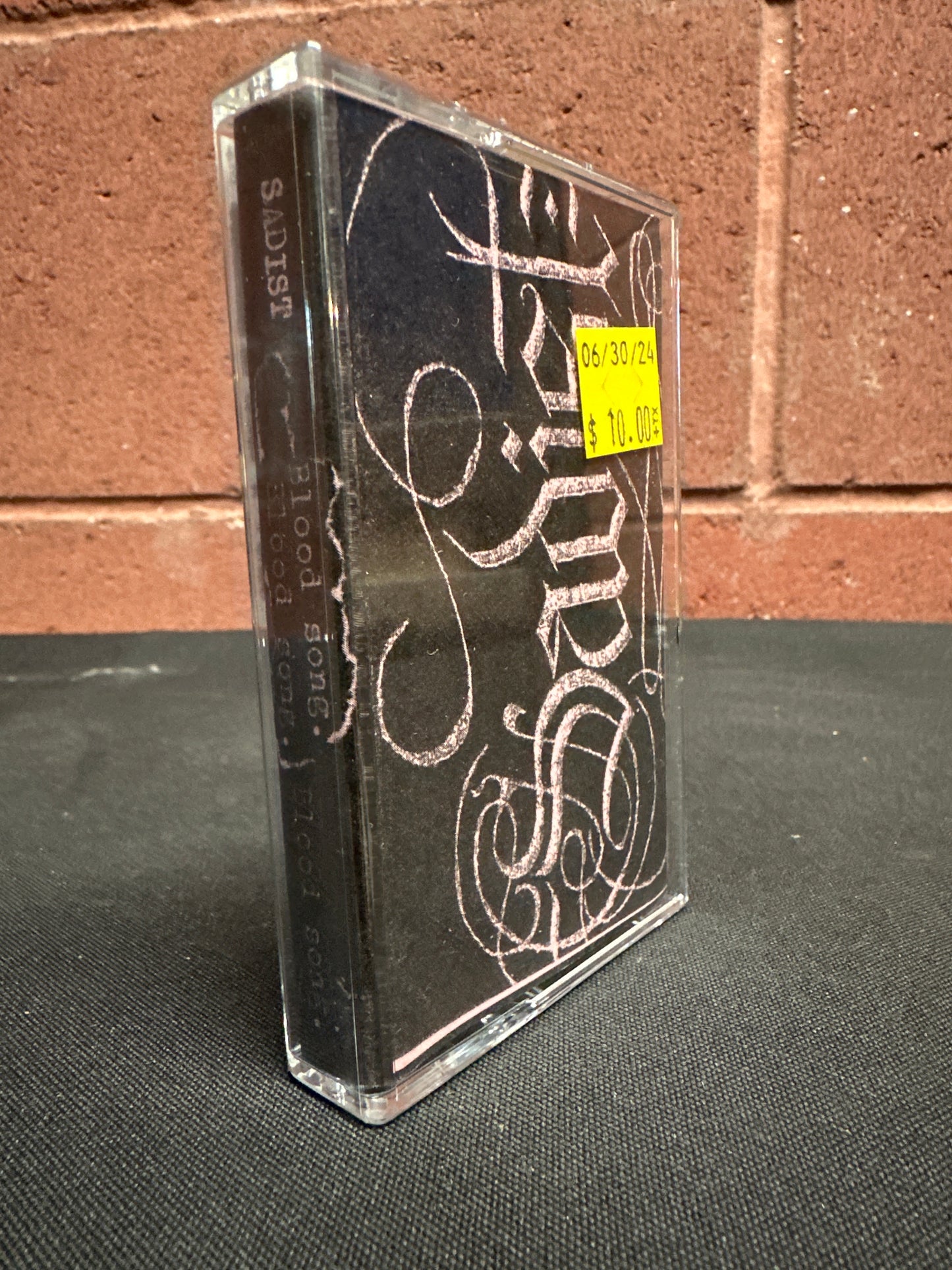 USED TAPE: Sadist "Blood Song" Cassette