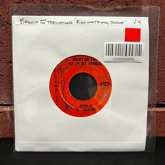 Used Vinyl: Brenda and the Tabulations "Right On The Tip of My Tongue" 7"