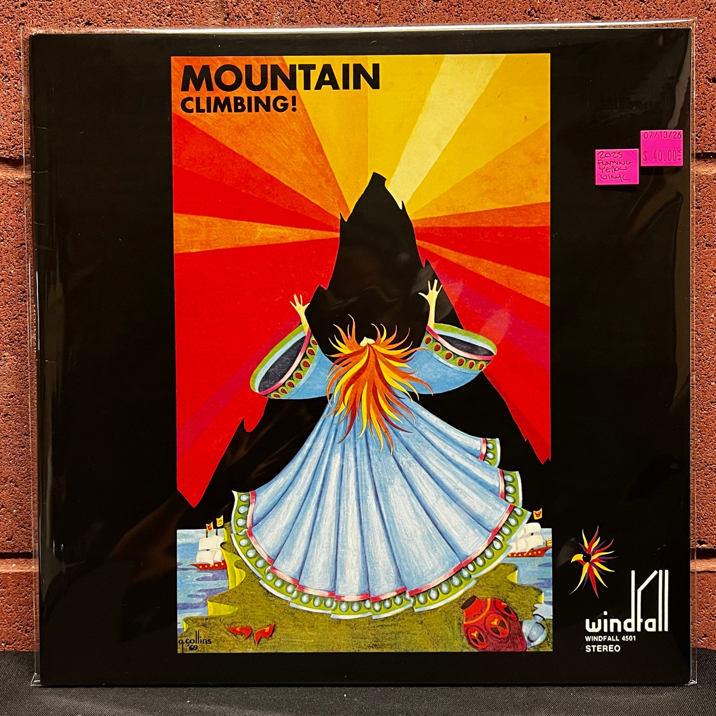 Used Vinyl: Mountain "Climbing!" LP (2023 Euro Press - 180g Flaming Yellow Press)
