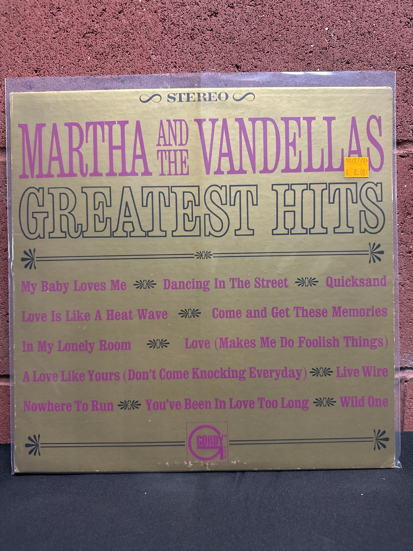 Used Vinyl:  Martha Reeves & The Vandellas ”Greatest Hits” LP