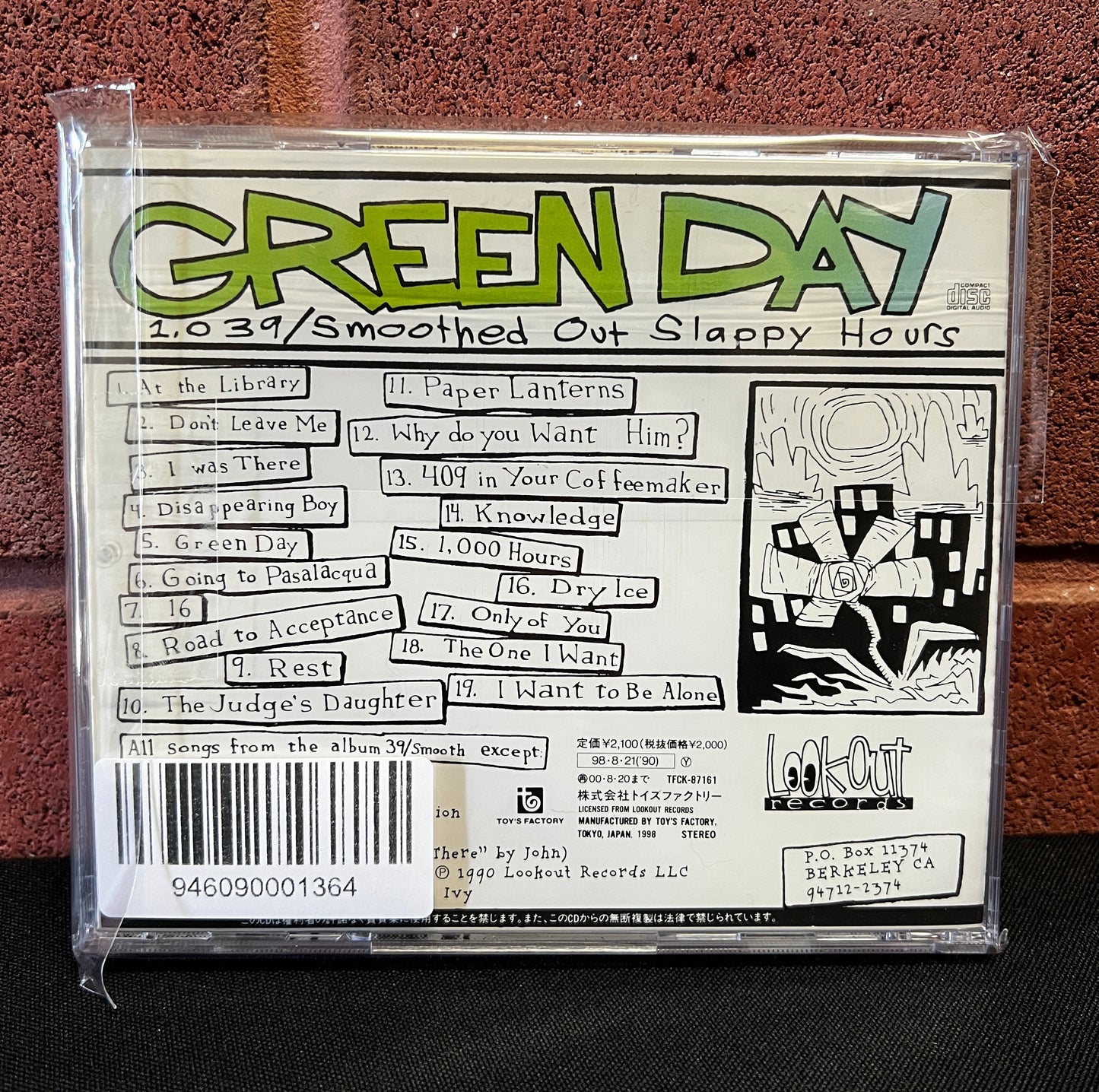 Used CD: Green Day "1,039/Smoothed Out Slappy Hours" CD (1998 Japanese Press)