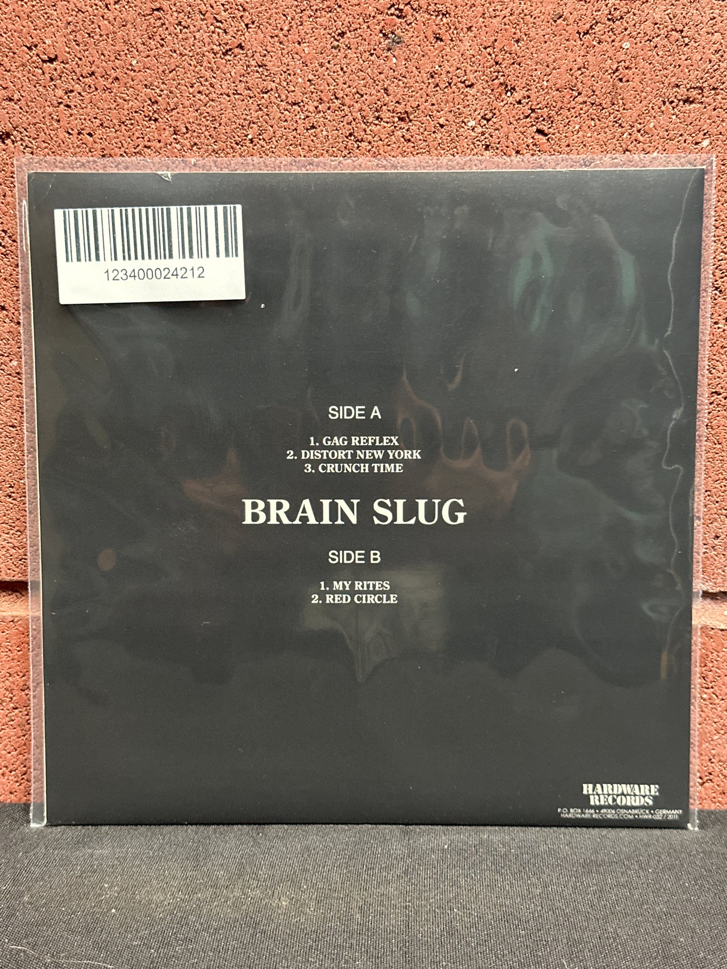 Used Vinyl:  Brain Slug ”Distort New York” 7" (Clear vinyl)