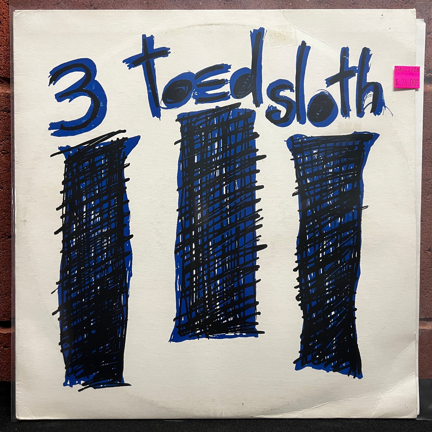 Used Vinyl: 3 Toed Sloth "S/T" LP (1991 Aussie Press)