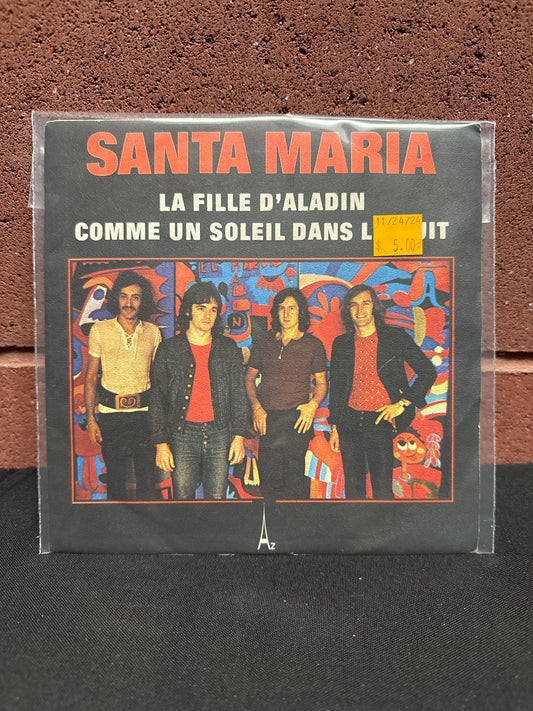 Used Vinyl:  Santa Maria ”La Fille D'Aladin - Comme Un Soleil Dans La Nuit” 7"