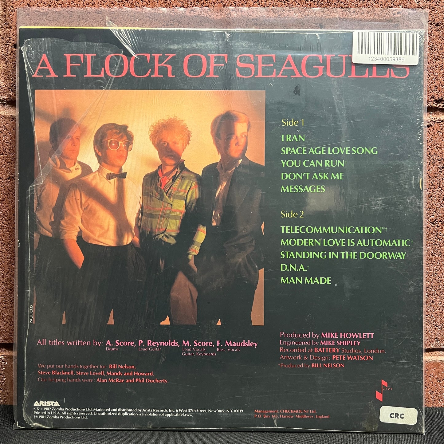 Used Vinyl: A Flock Of Seagulls "S/T" LP
