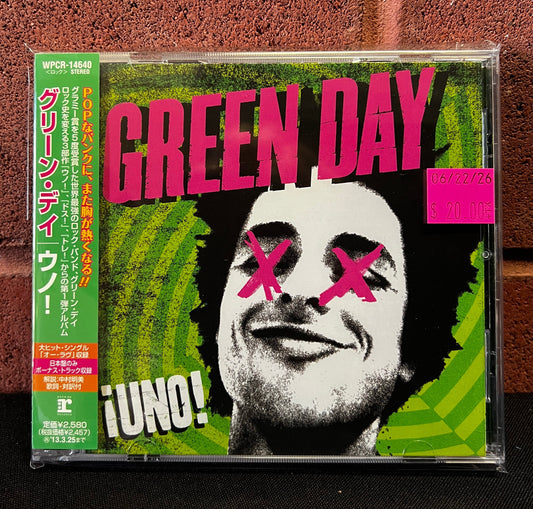 Used CD: Green Day "Uno" CD (2012 Japanese Press w/ Bonus Track)