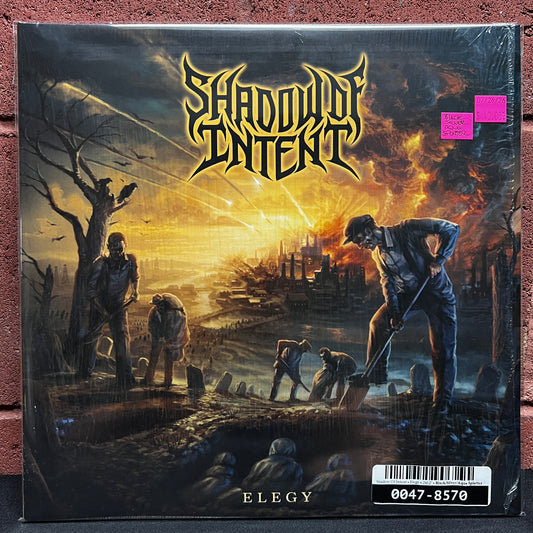Used Vinyl: Shadow Of Intent "Elegy" 2xLP (2022 Press -  Black / Silver / Aqua Splatter Vinyl)