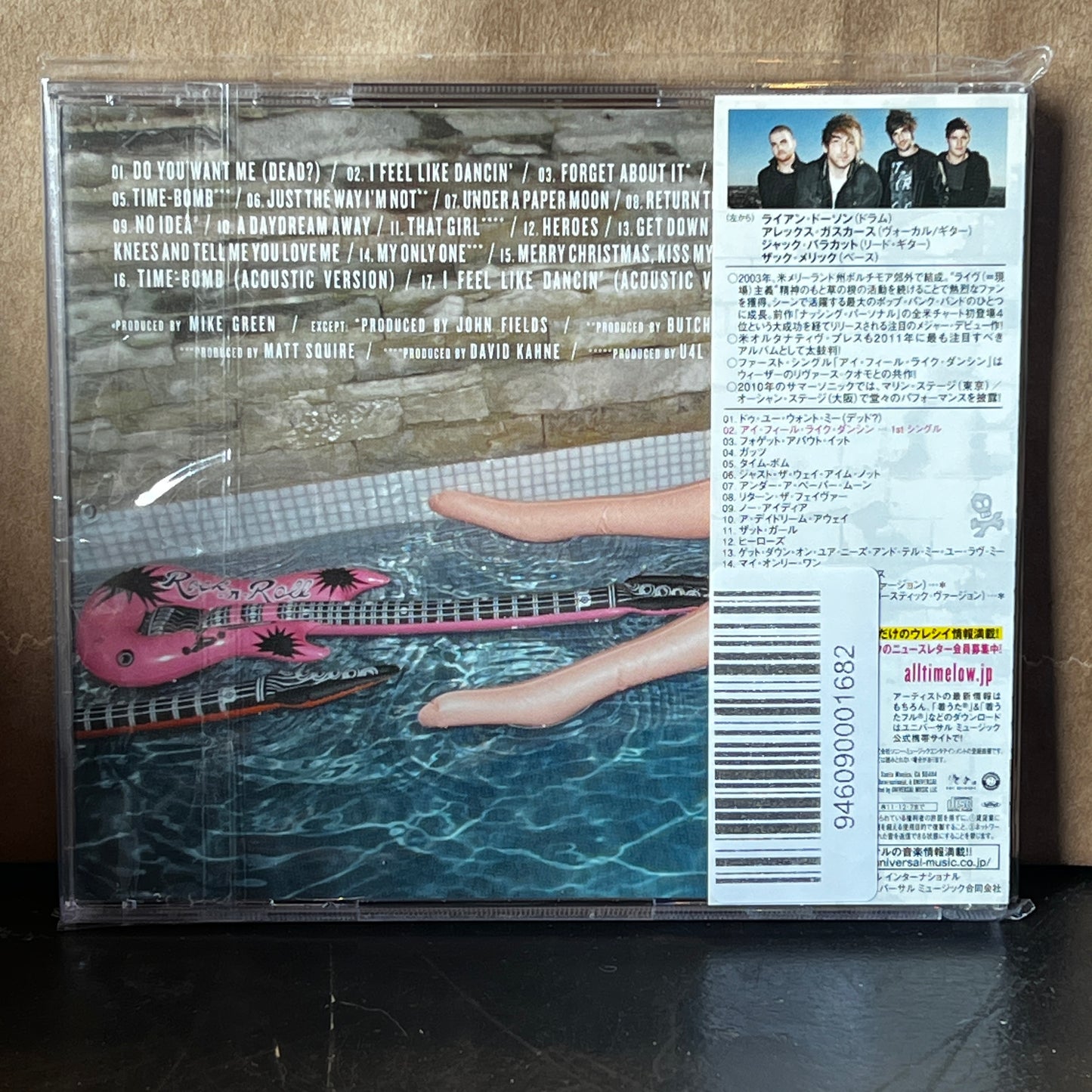 Used CD: All Time Low "Dirty Work" CD (2011 Japanese Press w/ Bonus Tracks)