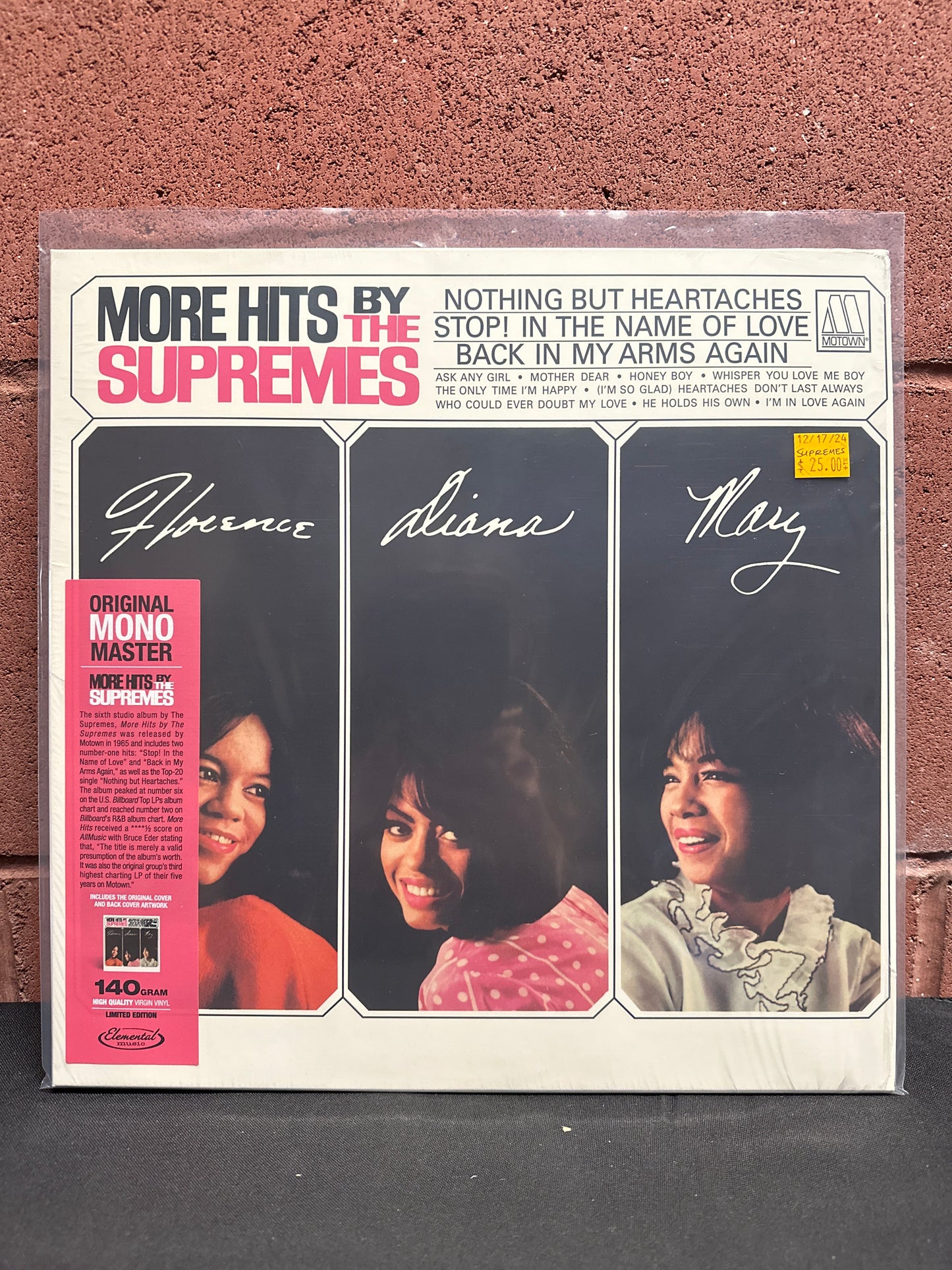 Used Vinyl:  The Supremes ”More Hits By The Supremes” LP