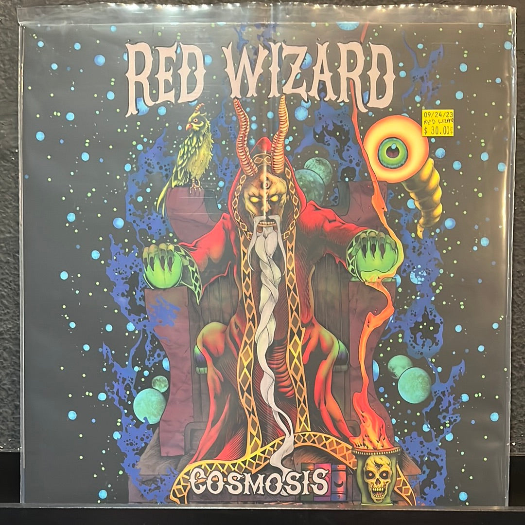 USED VINYL: Red Wizard "Cosmosis" LP (Green And Yellow Marbled Transluscent Vinyl)