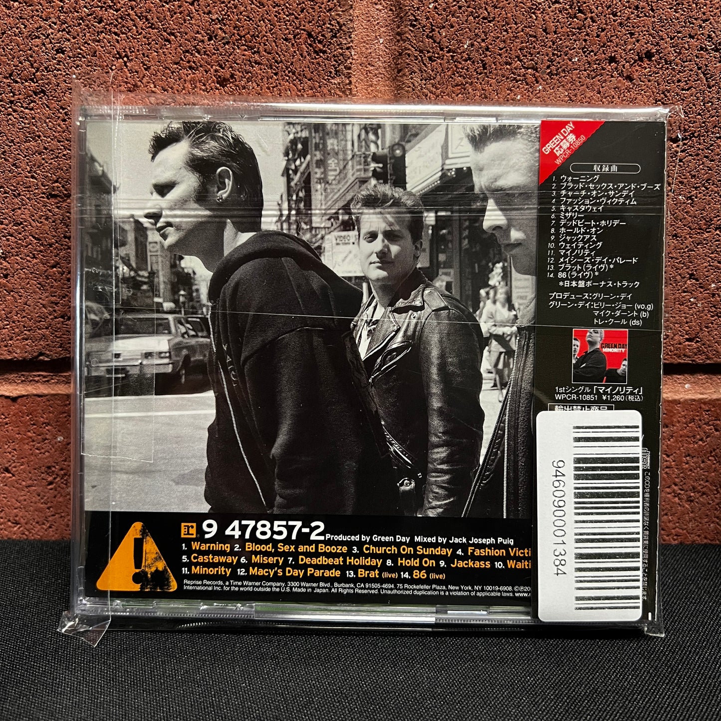 Used CD: Green Day "Warning" CD (2000 Japanese Press w/ Bonus Tracks)