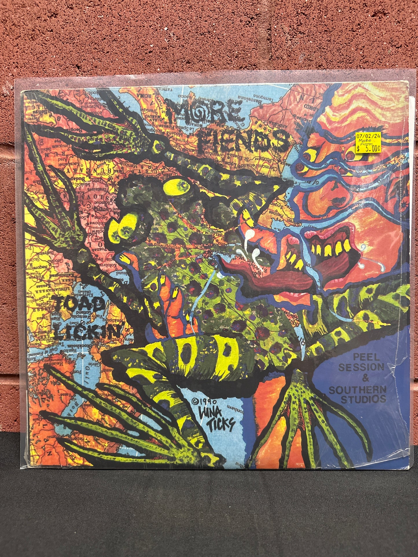 Used Vinyl:  More Fiends ”Toad Lickin' - Peel Session & Southern Studios” LP