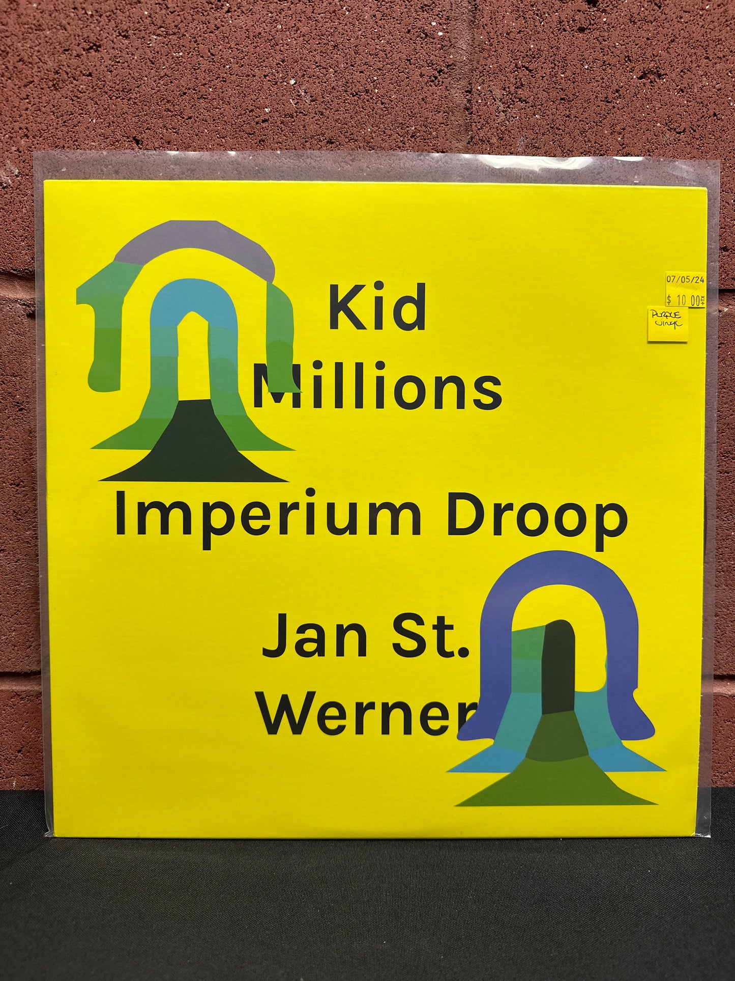 Used Vinyl:  Kid Millions, Jan St. Werner ”Imperium Droop” LP (Purple vinyl)