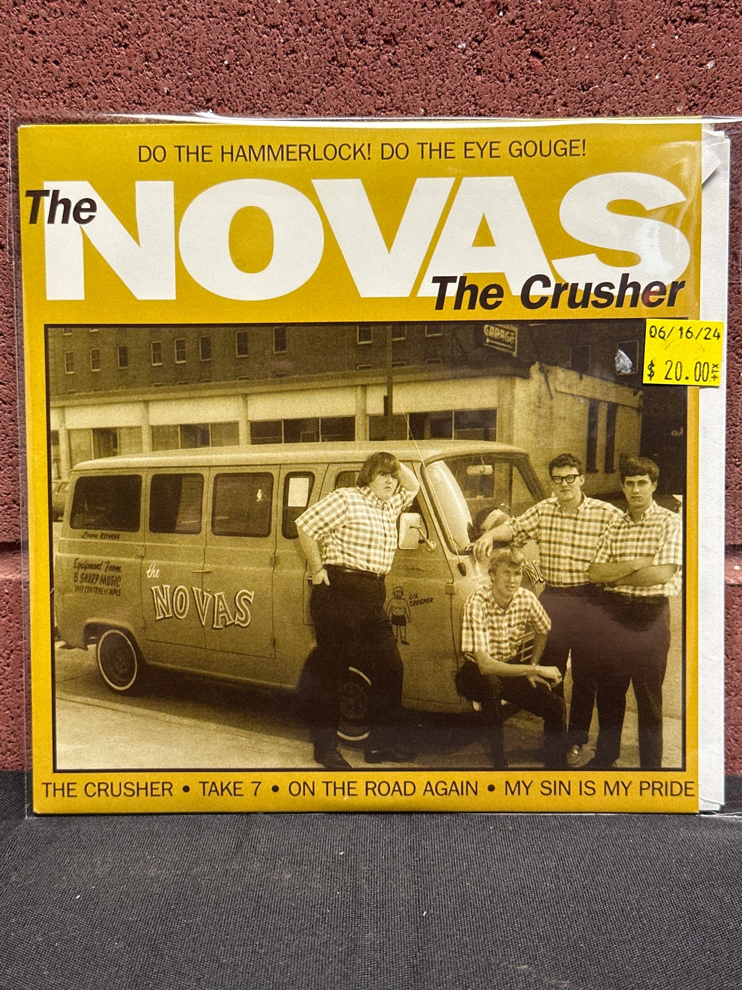 Used Vinyl:  The Novas ”The Crusher” 7"