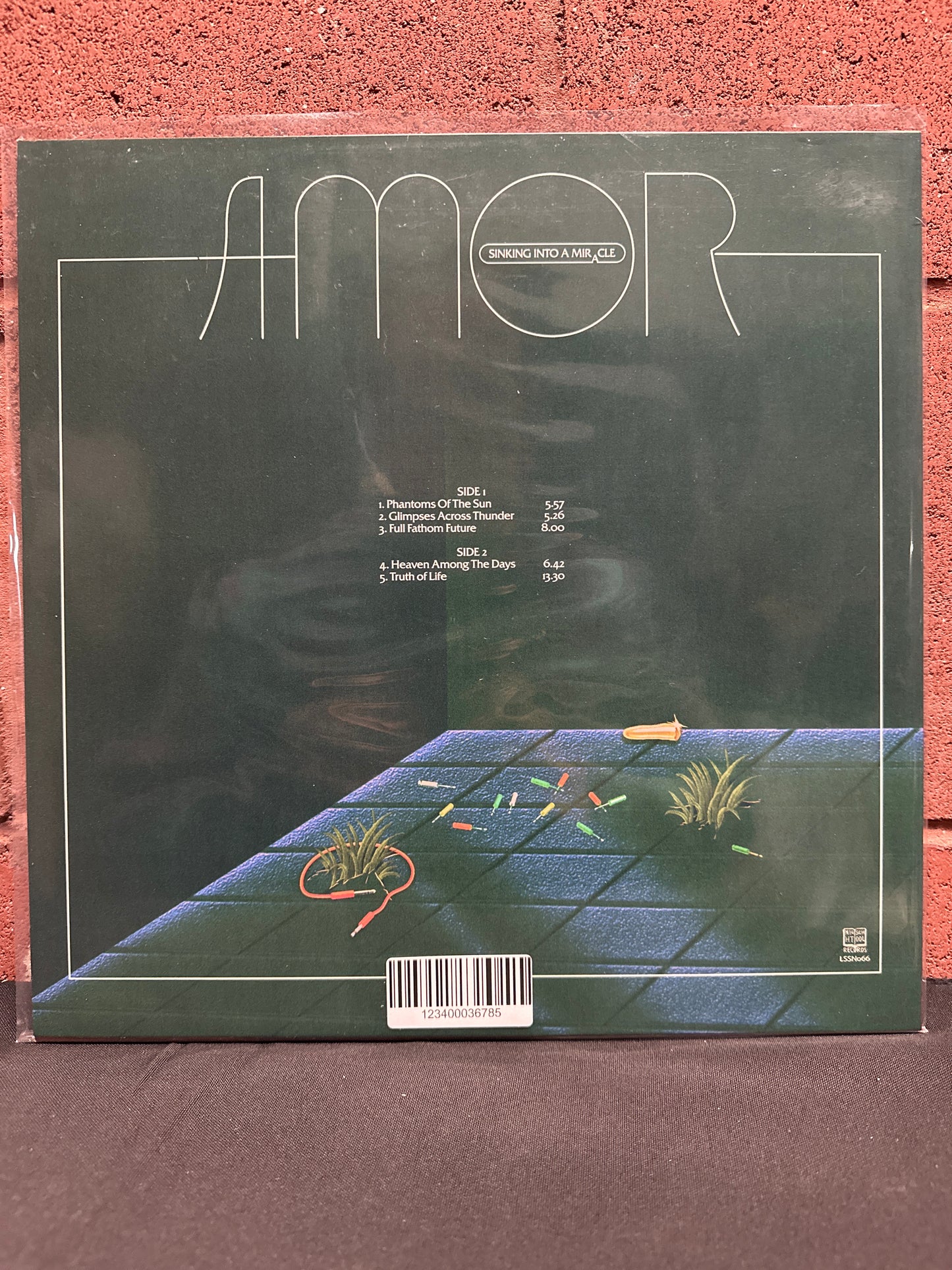 Used Vinyl:  AMOR  ”Sinking Into A Miracle” LP + CD (Clear vinyl)