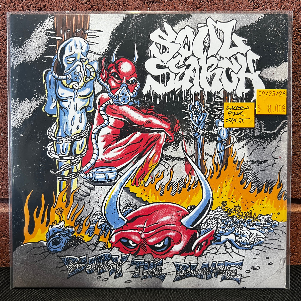 Used Vinyl: Soul Search ‎"Bury The Blame" 7" (Pink/Green Split Vinyl)