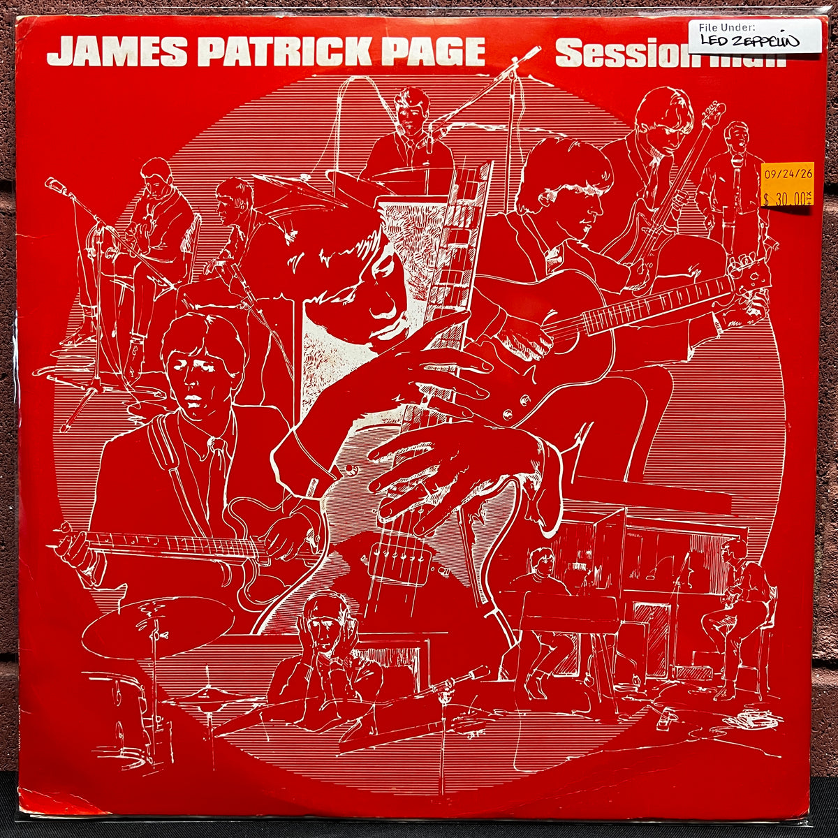 Used Vinyl: Jimmy Page (Led Zeppelin) "James Patrick Page - Session Man" 2xLP (UK Press)