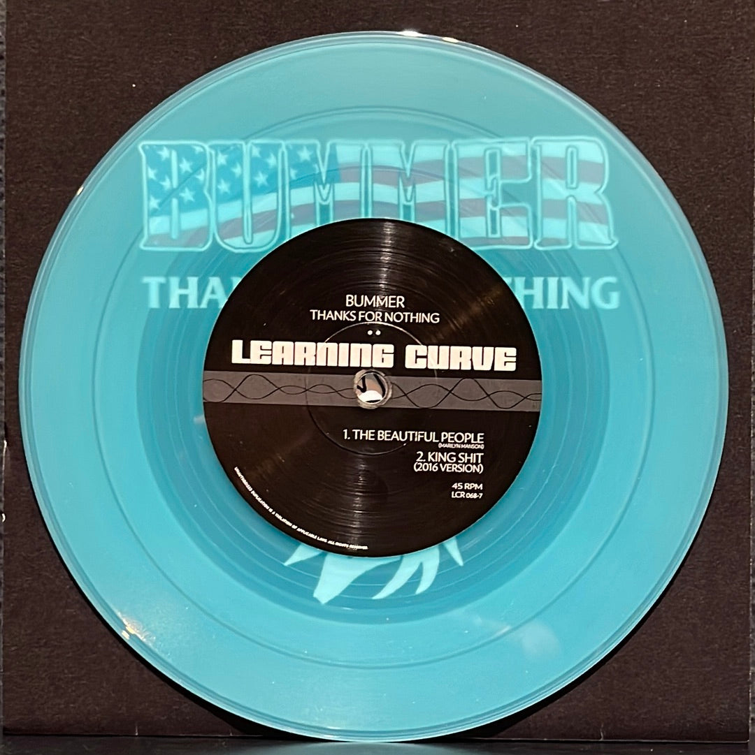 USED VINYL: Bummer “Thanks For Nothing” 7" (Sky Blur Vinyl)