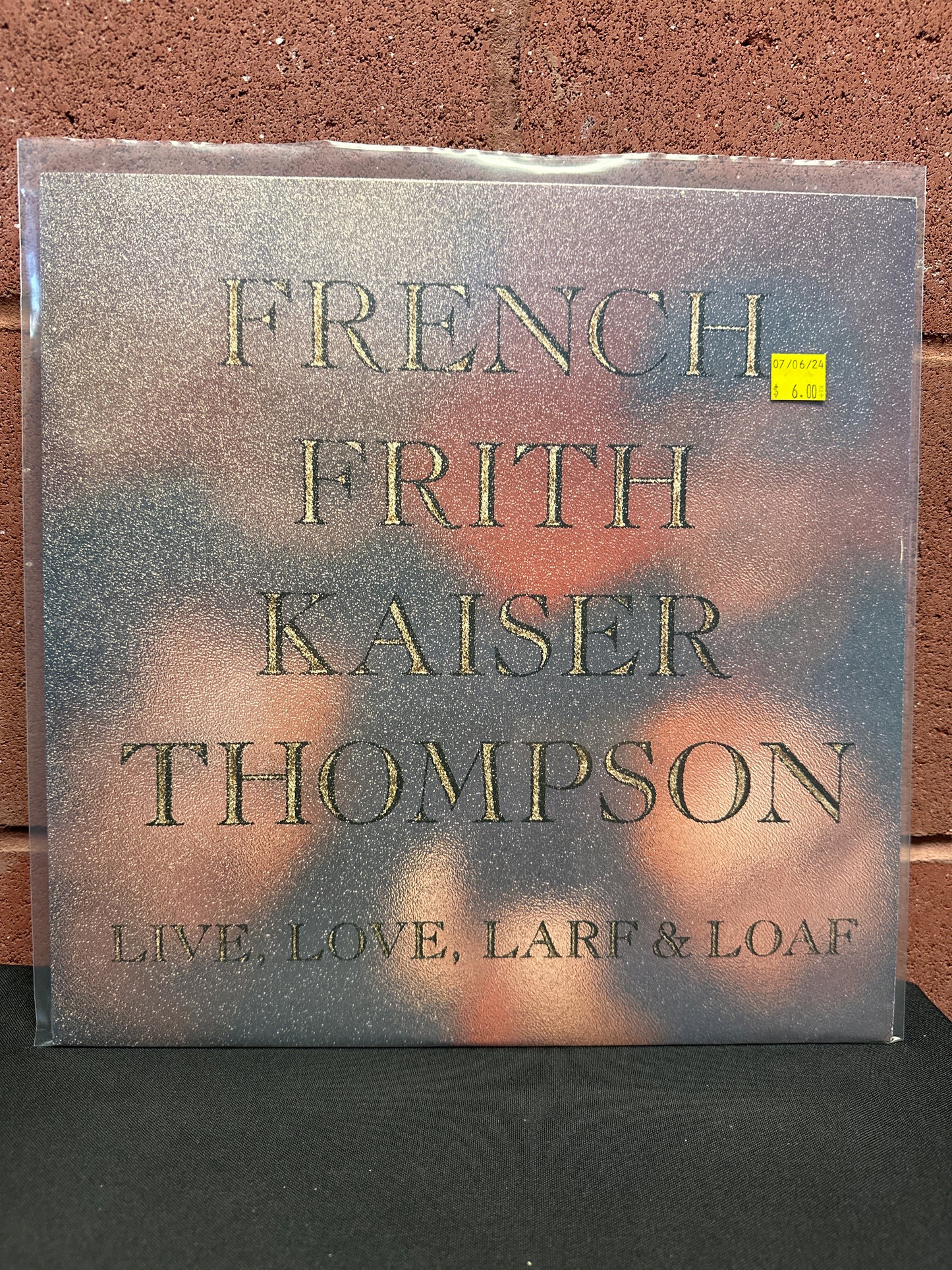 Used Vinyl:  French Frith Kaiser Thompson ”Live, Love, Larf & Loaf” LP