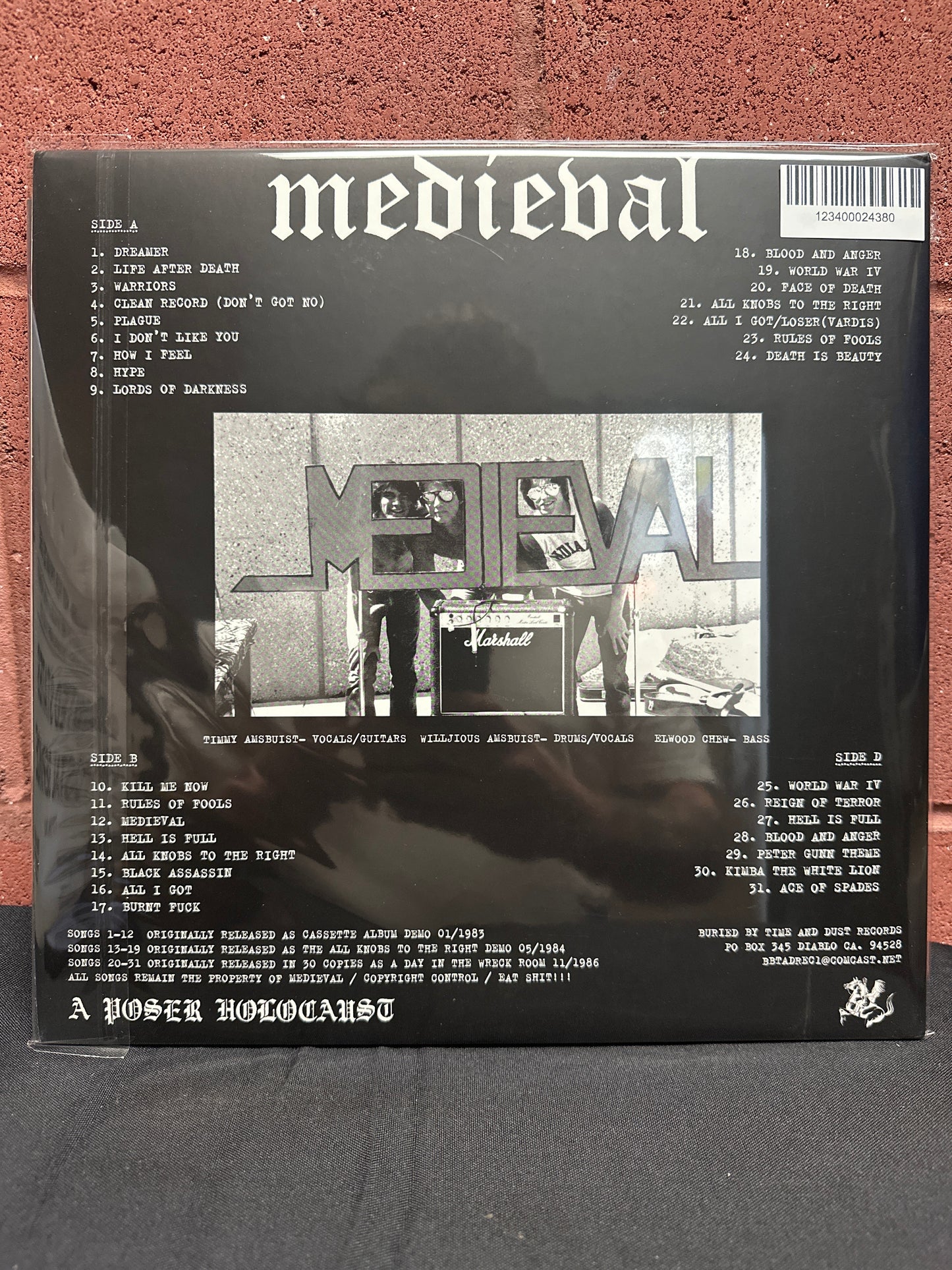 Used Vinyl:  Medieval ”One Morbid...A Poser Holocaust” 2xLP (Red vinyl)