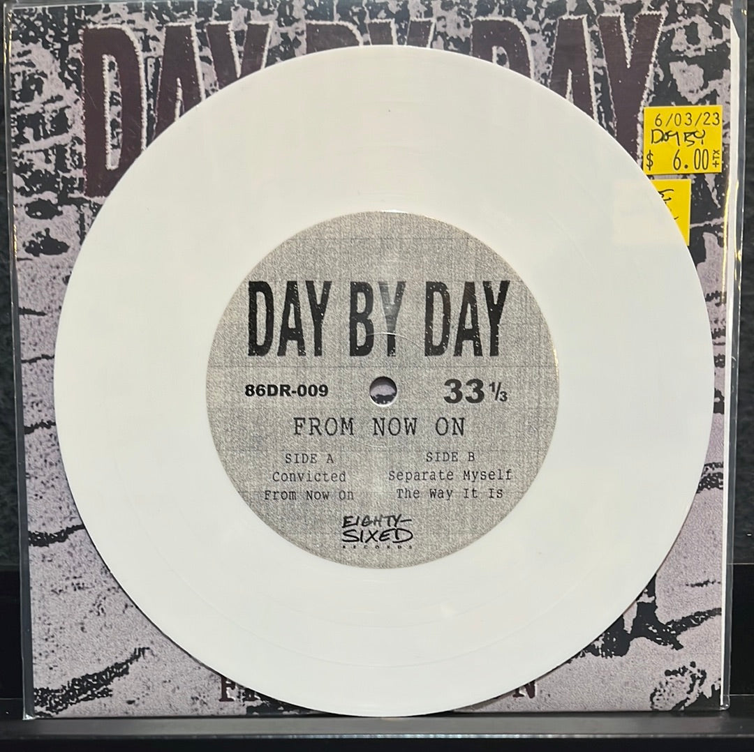 USED VINYL: Day By Day “From Now On” 7" (White vinyl)