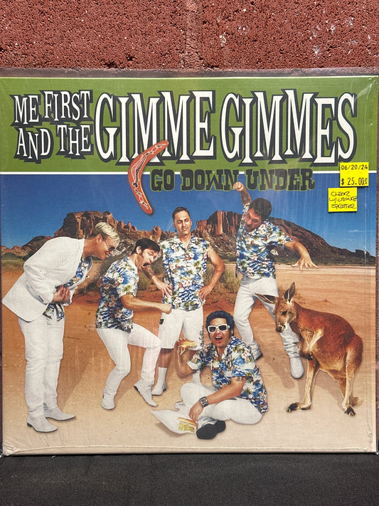 Used Vinyl:  Me First And The Gimme Gimmes ”Go Down Under” 10" (Clear with orange and cream splatter vinyl)