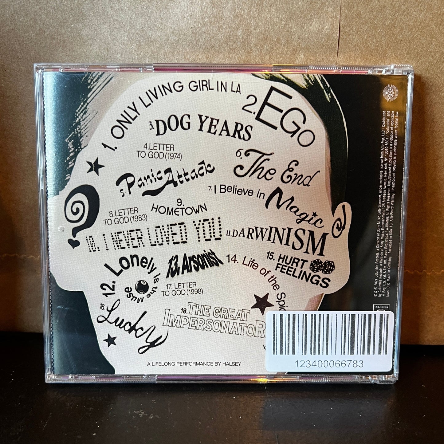Used CD: Halsey ‎"The Great Impersonator" CD (2024 Press)