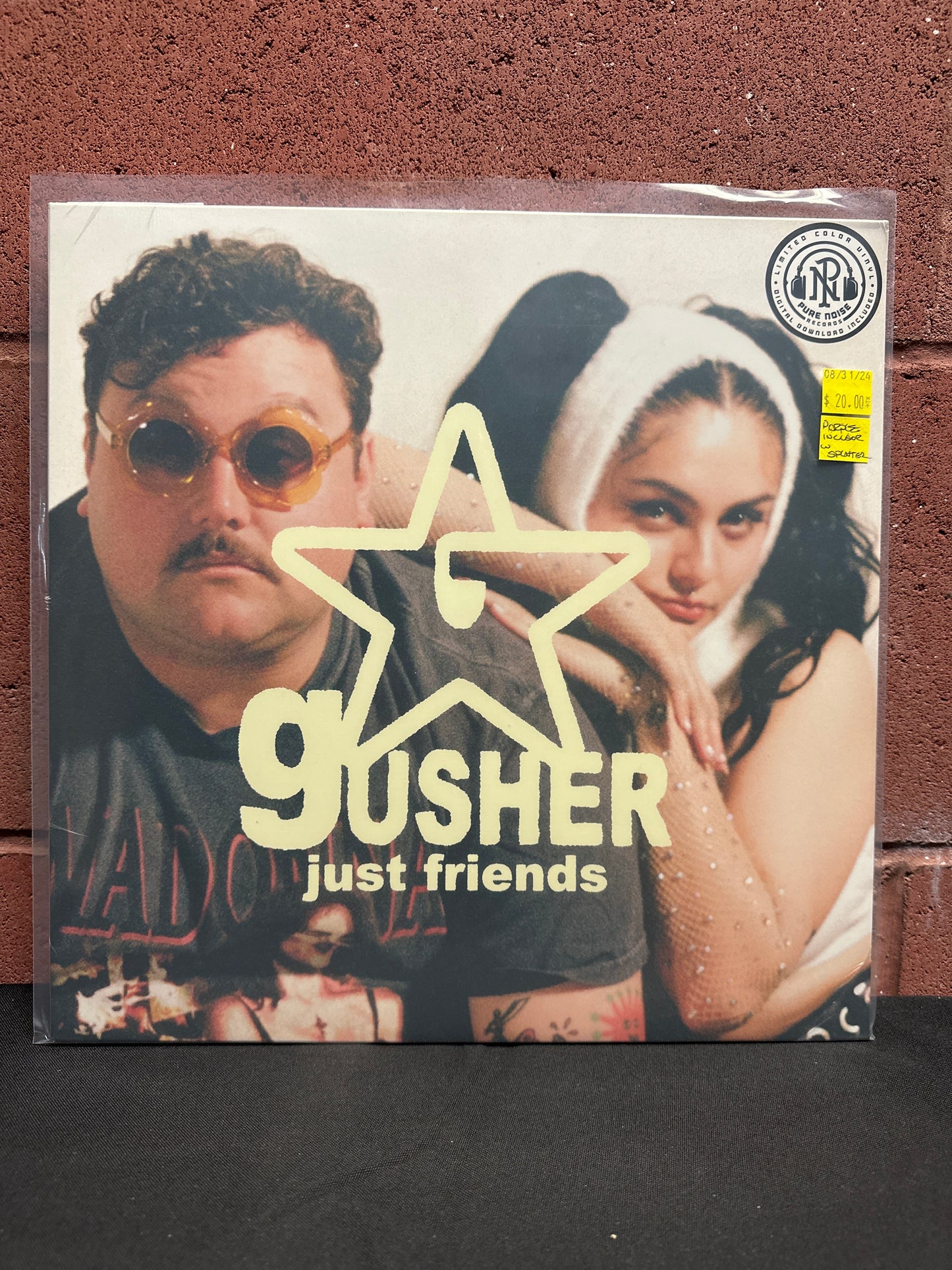 Used Vinyl:  Just Friends ”Gusher” LP (Clear Purple and Orange Splatter Vinyl)