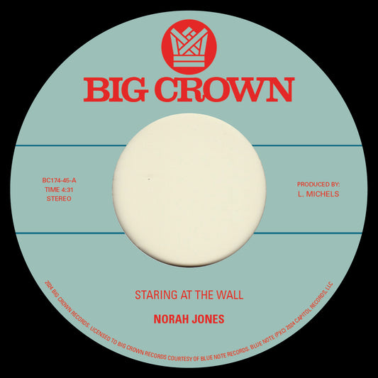 PRE-ORDER: Norah Jones "Staring At The Wall b/w All This Time" 7"