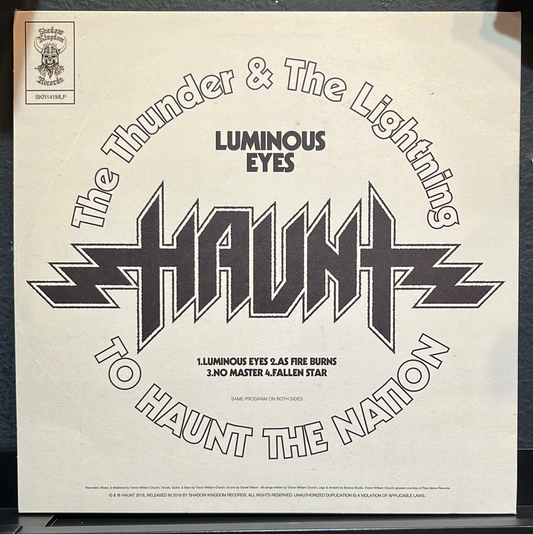 USED VINYL: Haunt "Luminous Eyes" LP (Orange & White Vinyl)