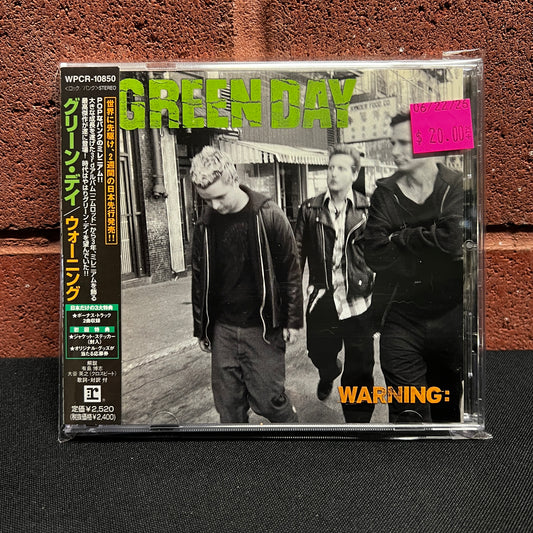 Used CD: Green Day "Warning" CD (2000 Japanese Press w/ Bonus Tracks)