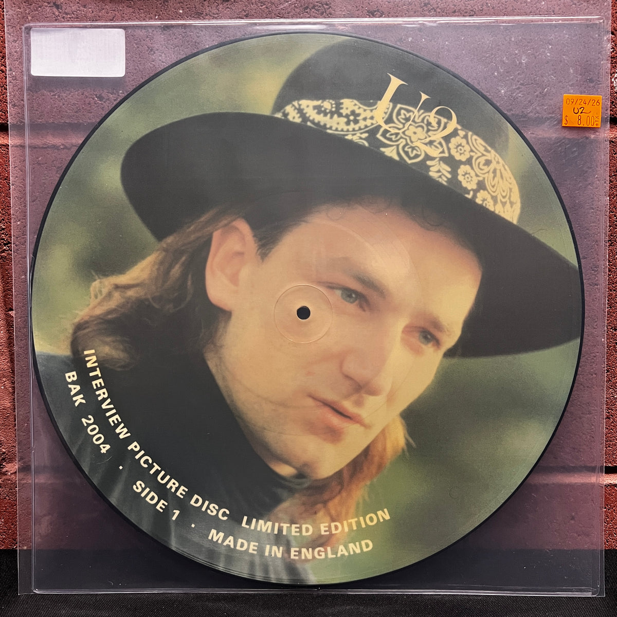 Used Vinyl: U2 "Interview" LP (UK Picture Disc)