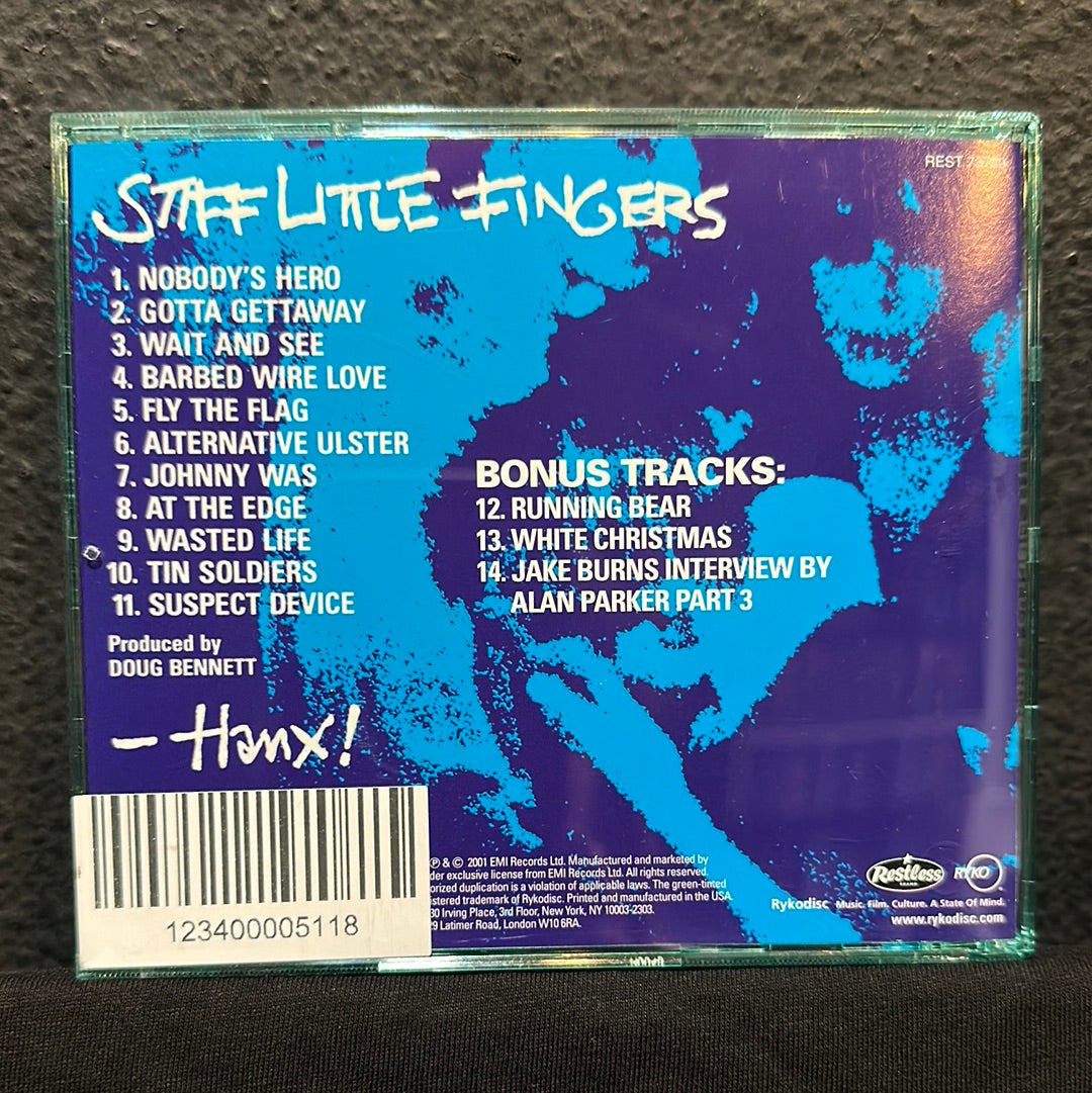 USED CD: Stiff Little Fingers "Hanx!" CD