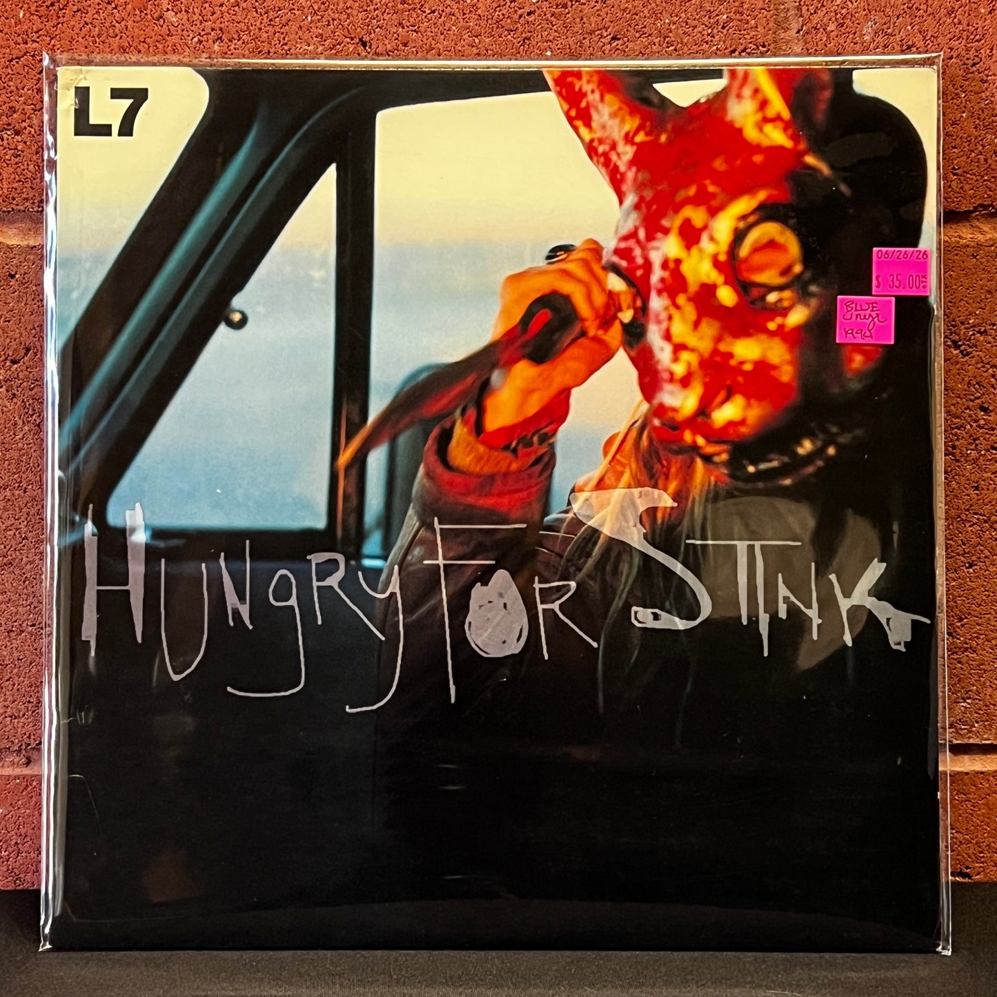 Used Vinyl: L7 "Hungry For Stink" LP (1994 Press - Blue Vinyl)