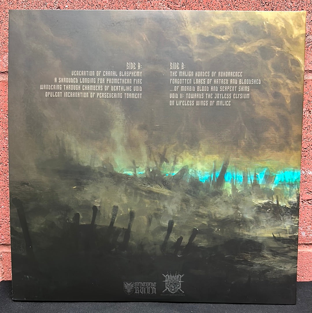 Used Vinyl:  Golgothan Remains ”Adorned In Ruin” LP (Blue galaxy vinyl)
