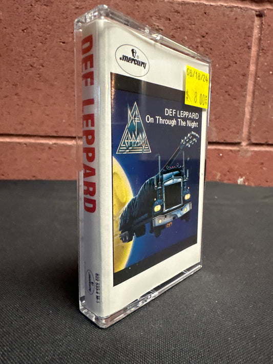 Used Cassette: Def Leppard "On Through The Night" Tape