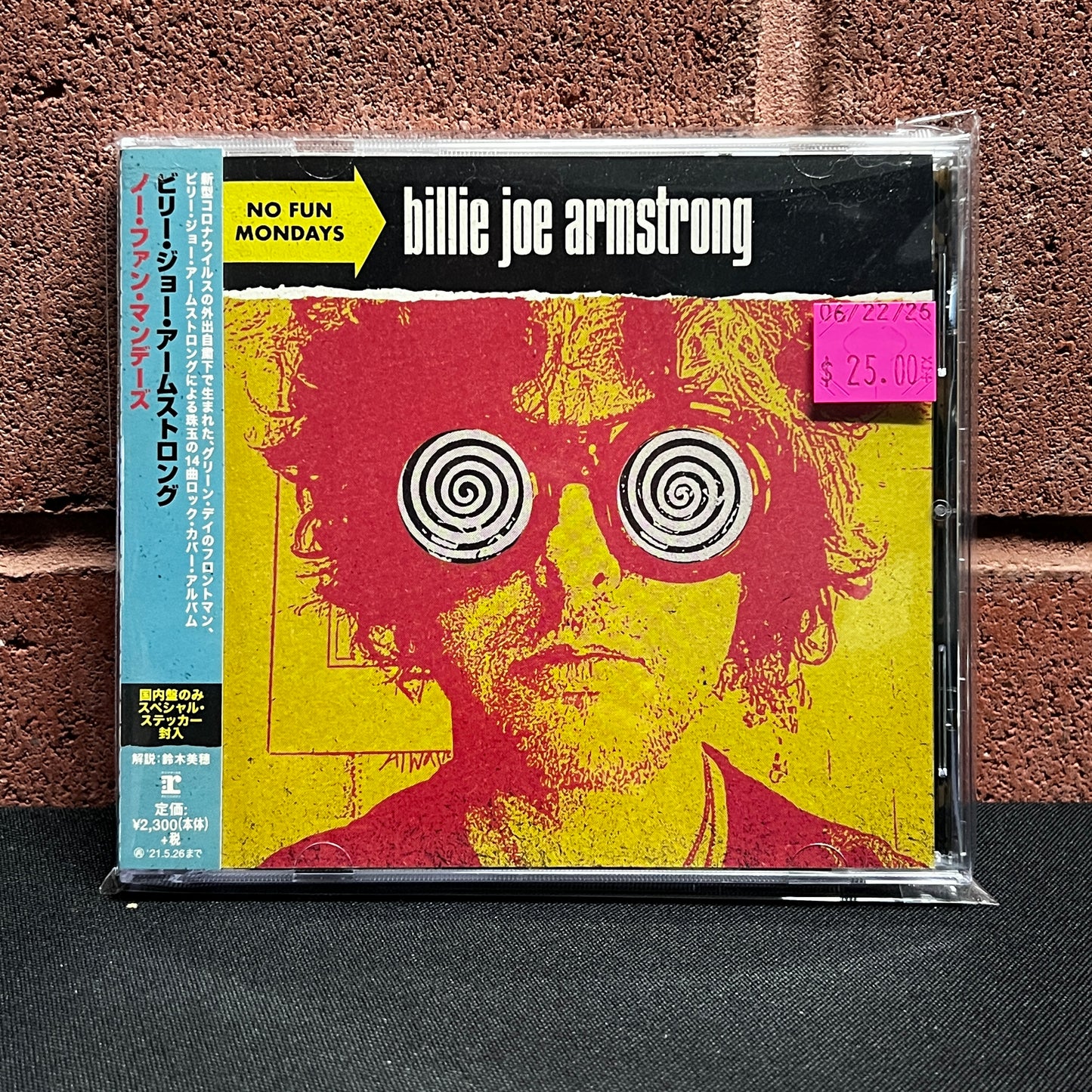 Used CD: Billie Joe Armstrong "No Fun Mondays" CD (2020 Japanese Press)