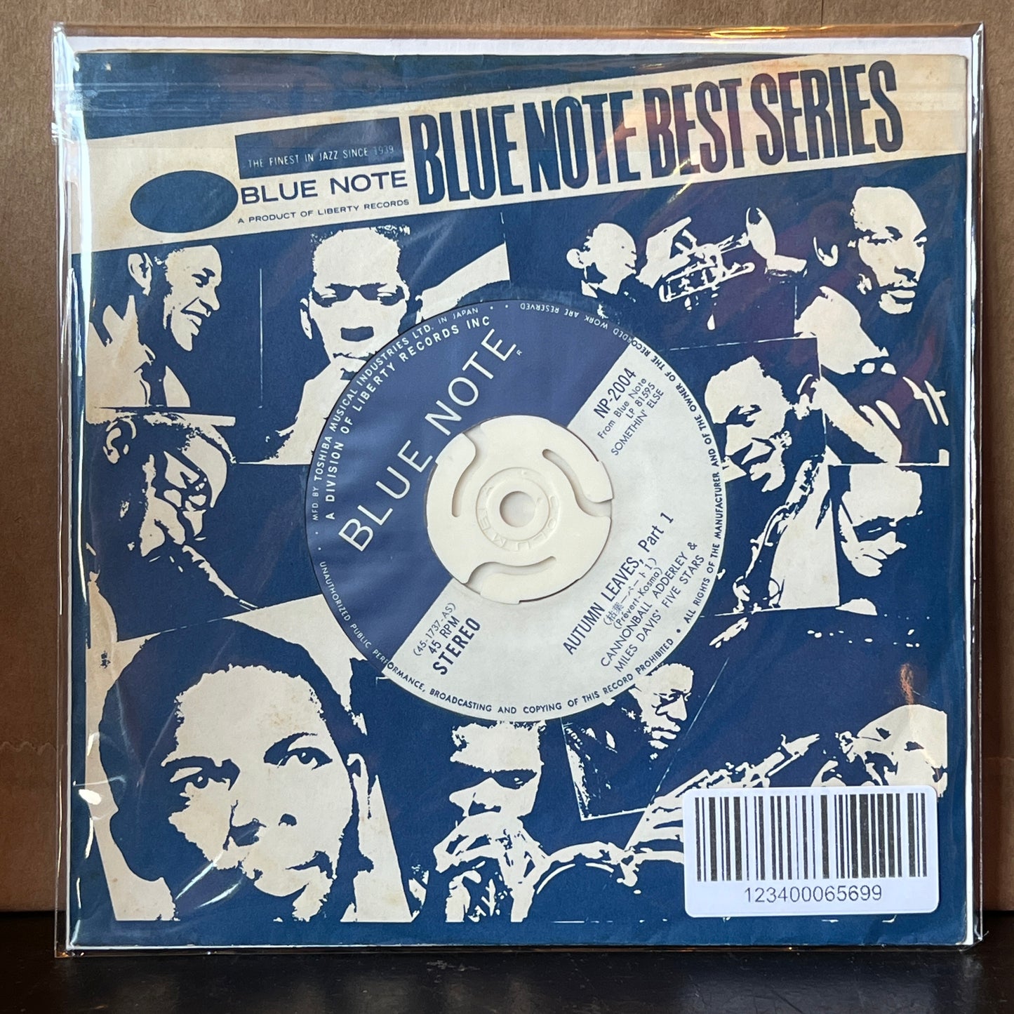 Used Vinyl: Miles Davis and Cannonball Adderley "Autumn Leaves" 7" (1968 Japanese Issue)